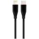 Gembird Kabelis Gembird Premium silicon 8-pin Male - USB Type-C Male 1.5m Black
