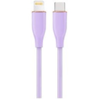 Gembird Kabelis Gembird Premium silicon 8-pin Male - USB Type-C Male 1.5m Violet