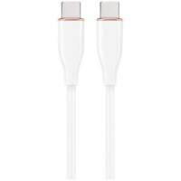 Gembird Kabelis Gembird Premium silicon USB Type-C Male - USB Type-C Male 1.5m White