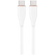 Gembird Kabelis Gembird Premium silicon USB Type-C Male - USB Type-C Male 1.5m White