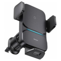 Baseus Telefona turētājs Baseus Wisdom Car Mount Wireless Charger 15W