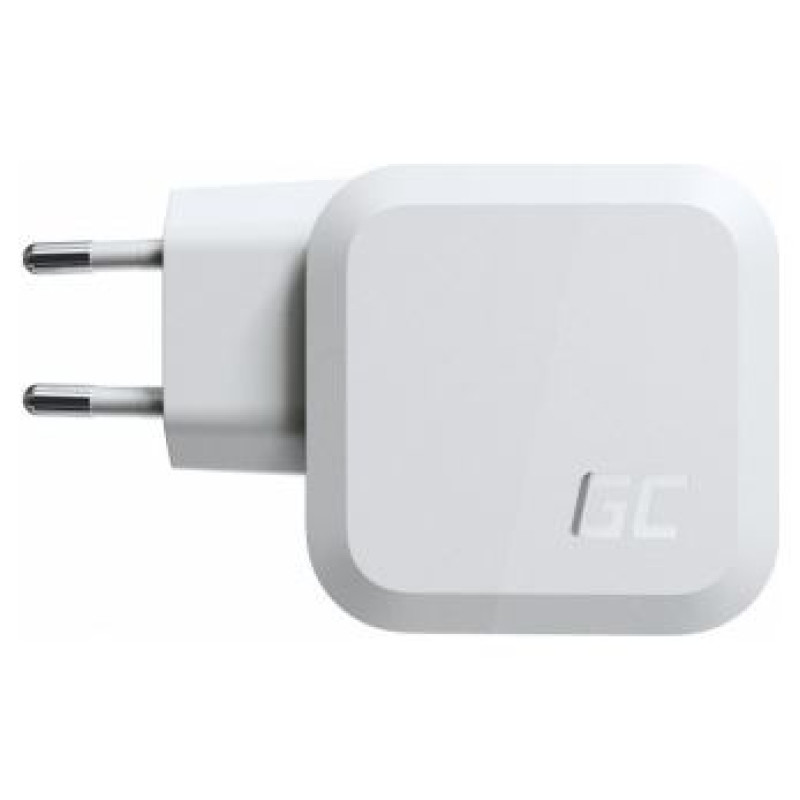 Green Cell Lādētājs Green Cell PowerGaN 65W USB-C PD Charger for laptops, MacBook, Tablets, and Smartphones