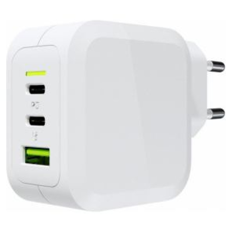 Green Cell Lādētājs Green Cell PowerGaN 65W USB-C PD Charger for laptops, MacBook, Tablets, and Smartphones