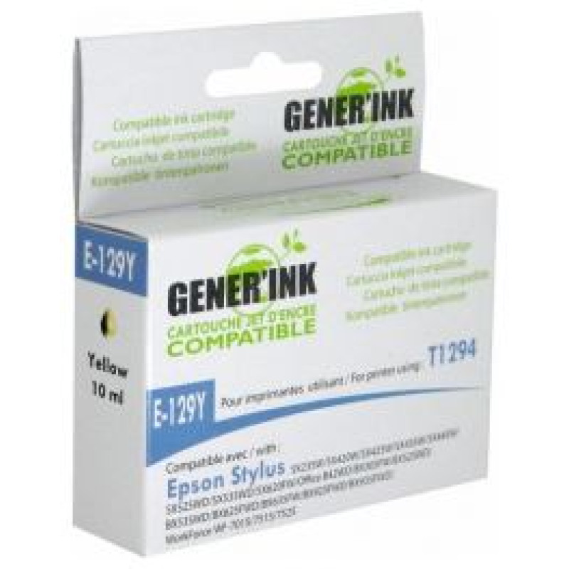Generink Tintes kārtridžs GenerInk Epson T1294Y Yellow