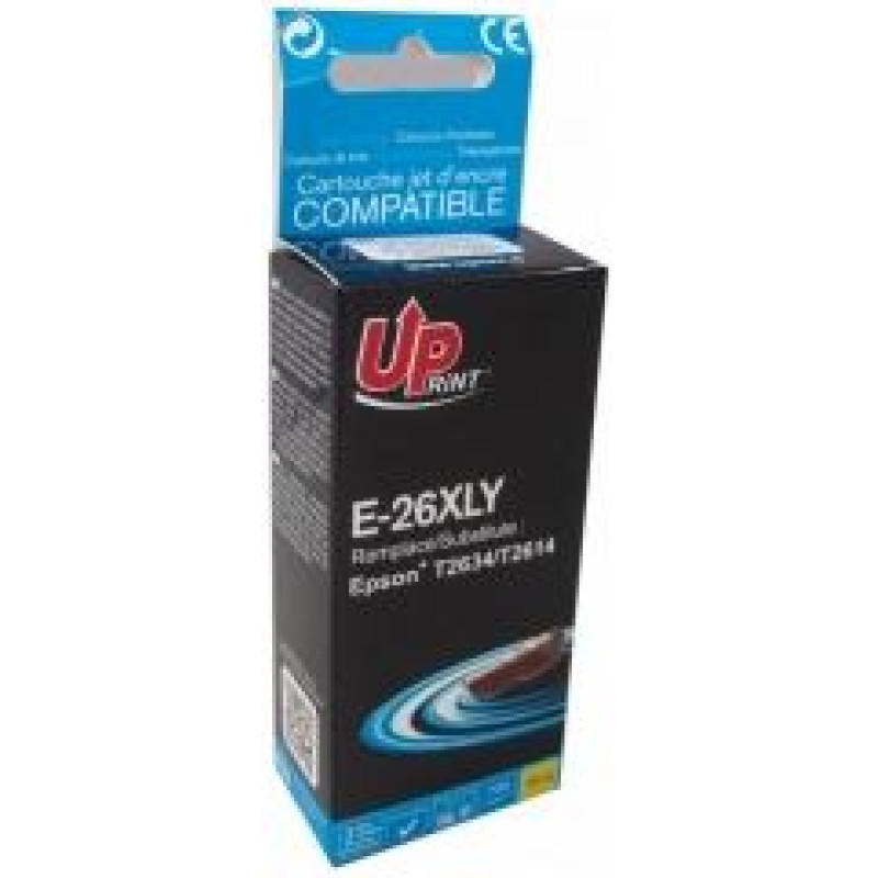 Uprint Tintes kārtridž&scaron; UPrint Epson 26XLY T2634/T2614 Yellow