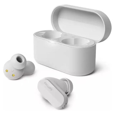 Philips in-ear true bezvadu austiņas ar portatīvo uzlādes ietvaru, baltas - TAT3508WT/00