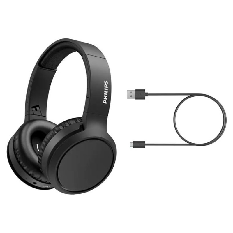 Philips On-Ear austiņas ar Bluetooth, melnas - TAH5205BK/00