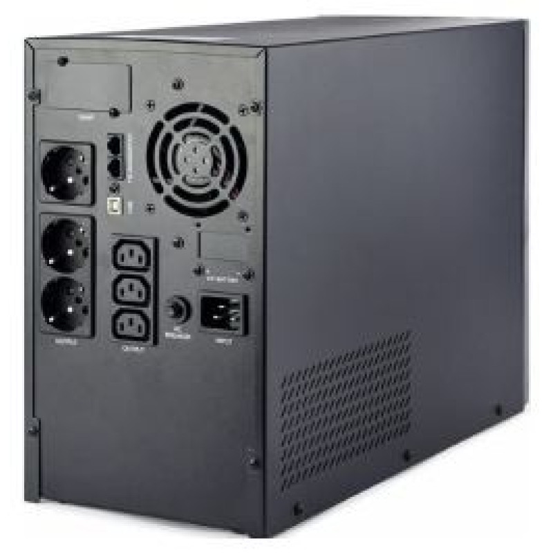 Energenie Nepārtauktās baro&scaron;anas bloks Energenie 3000 VA Pure Sine Wave UPS LCD Display