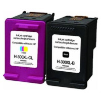 Uprint Tintes kārtridžs UPrint HP 300XL Multipaka