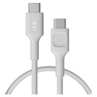 Green Cell Kabelis Green Cell PowerFlex Fast Charging USB Type-C Male - USB Type-C Male 100W White 2m