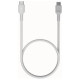 Green Cell Kabelis Green Cell PowerFlex Fast Charging USB Type-C Male - USB Type-C Male 100W White 2m