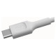 Green Cell Kabelis Green Cell PowerFlex Fast Charging USB Type-C Male - USB Type-C Male 100W White 2m