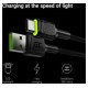 Green Cell USB Male - USB Type-C Male Fast Charging with LED Diode 2m