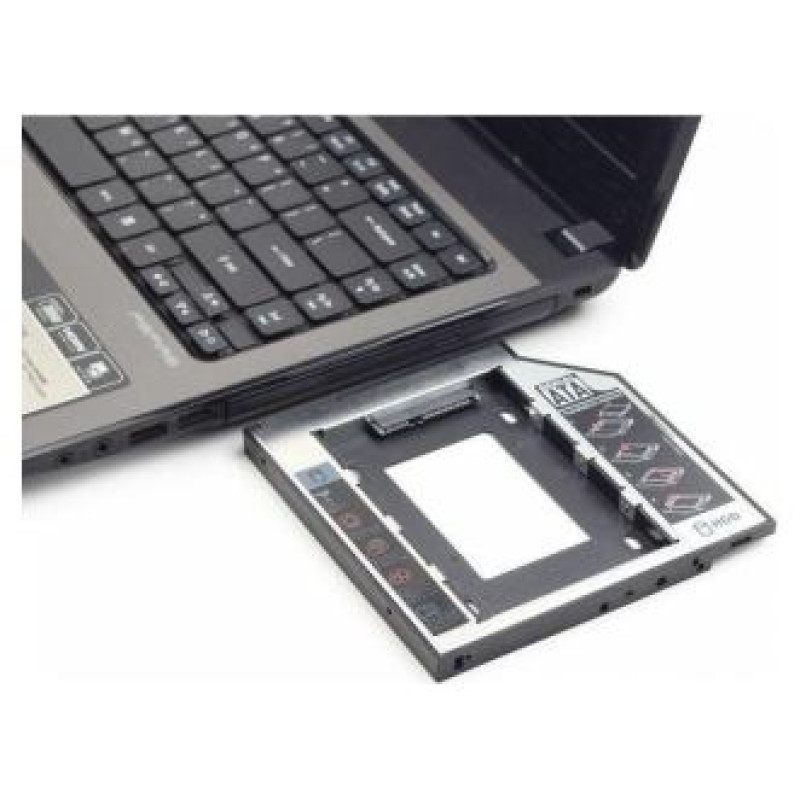 Gembird Montāžas rāmis Gembird Slim SATA 5.25 frame 2.5" 12.7mm