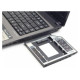 Gembird Montāžas rāmis Gembird Slim SATA 5.25 frame 2.5" 12.7mm