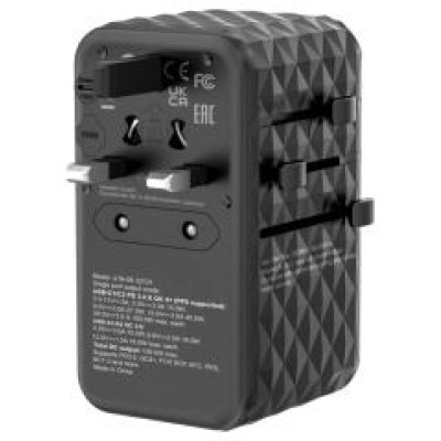 Verbatim Lādētājs Verbatim Universal Travel Adapter 100W GaN III