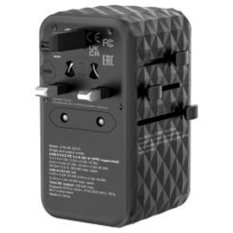 Verbatim Lādētājs Verbatim Universal Travel Adapter 100W GaN III