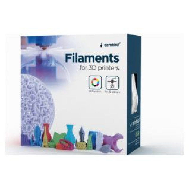 Gembird Filament PLA Black 1.75 mm 1 kg