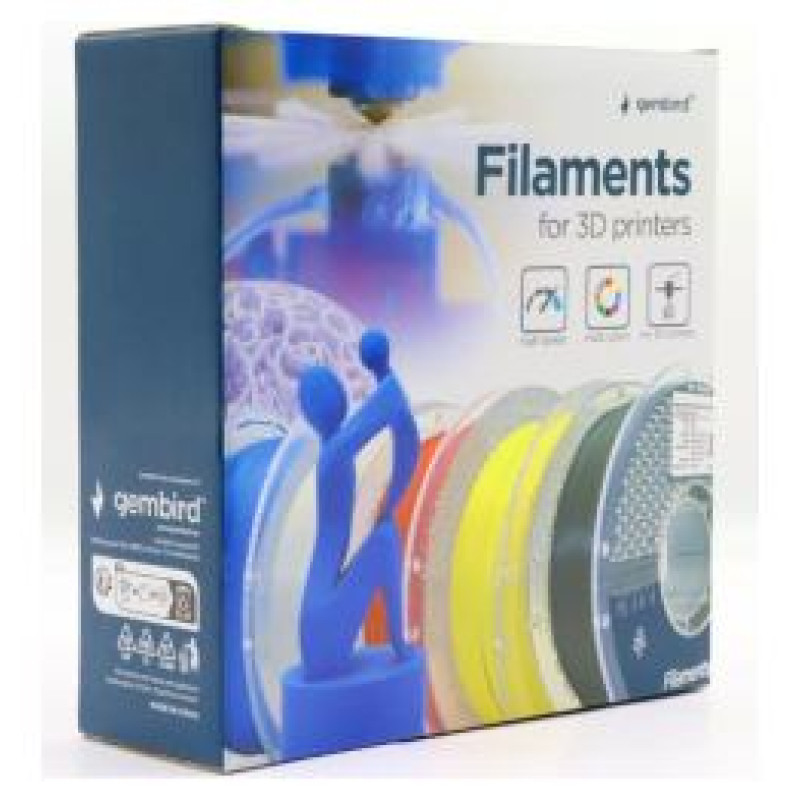 Gembird 3D Drukas Elementi Gembird High Speed 1.75 mm 1 Kg PLA Blue