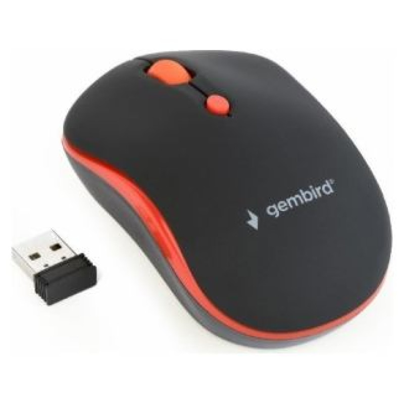 Gembird MUSW-4B-03 Wireless Black/Red