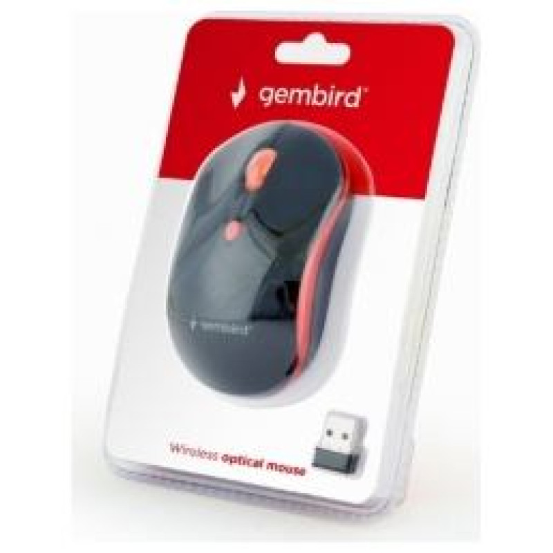 Gembird MUSW-4B-03 Wireless Black/Red