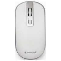 Gembird Wireless Optical Mouse White / Silver