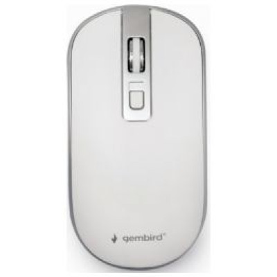 Gembird Wireless Optical Mouse White / Silver
