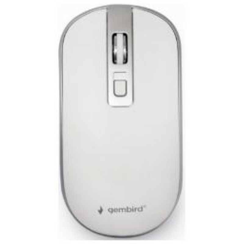 Gembird Wireless Optical Mouse White / Silver