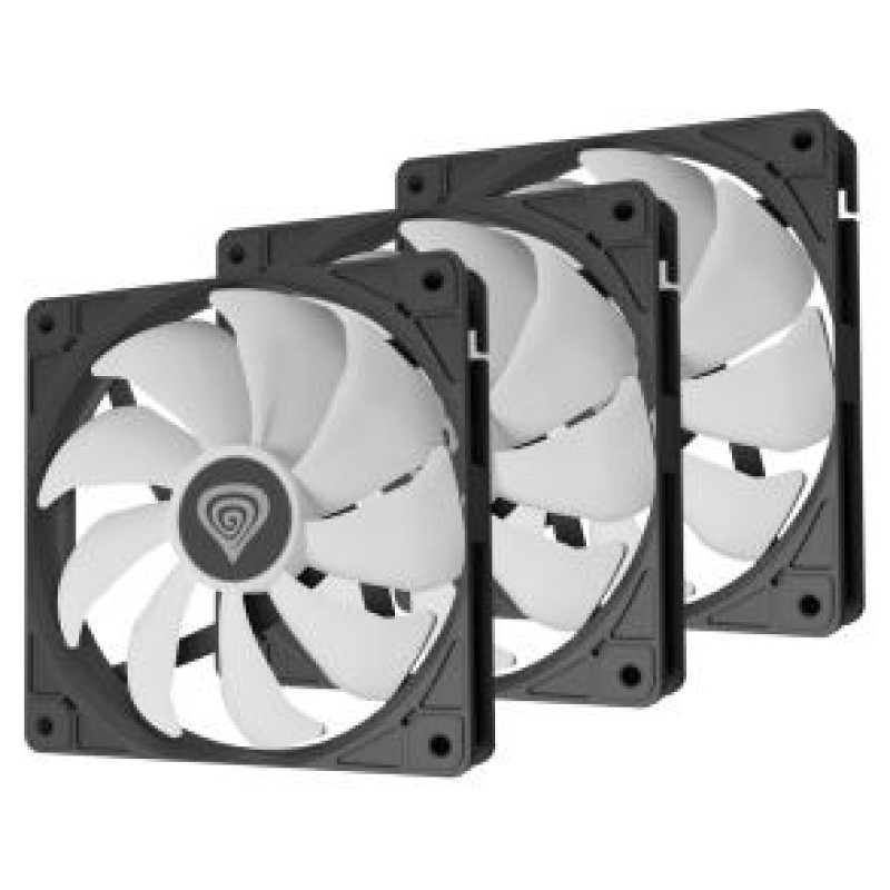 Genesis Dzesētājs Genesis OXAL 120 3-pack Black ARGB