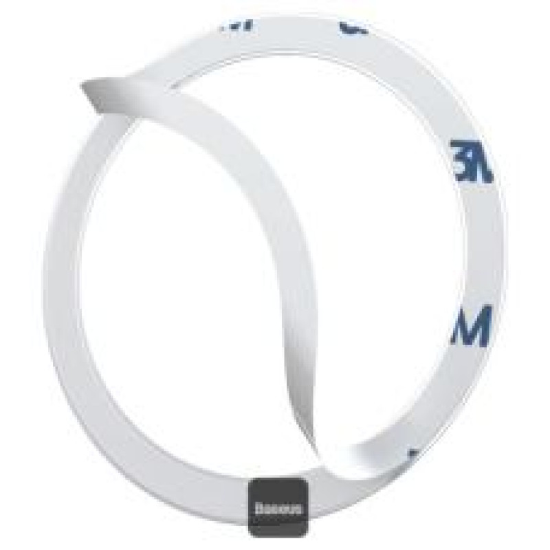 Baseus Magnētiskais gredzens viedtālruņiem Baseus,  sudraba krāsā (2 gab.)