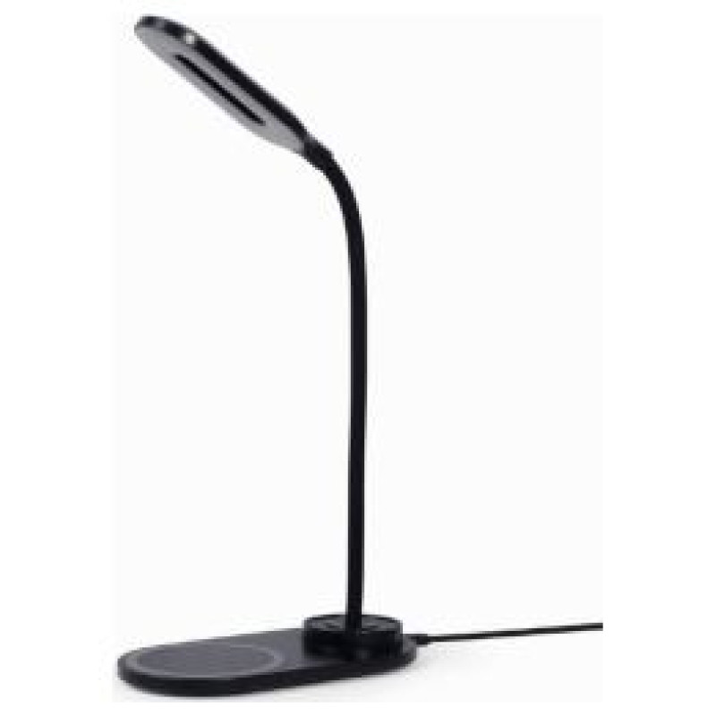 Gembird Galda lampa Gembird Desk Lamp with Wireless Charger Black
