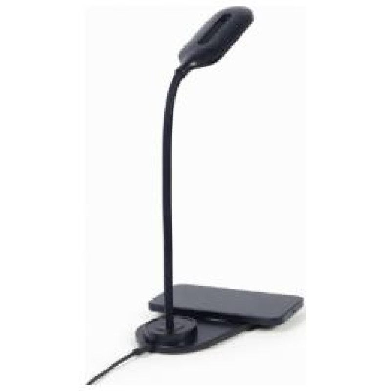 Gembird Galda lampa Gembird Desk Lamp with Wireless Charger Black