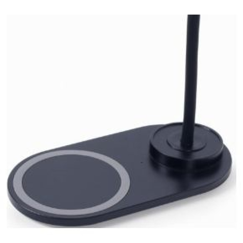 Gembird Galda lampa Gembird Desk Lamp with Wireless Charger Black