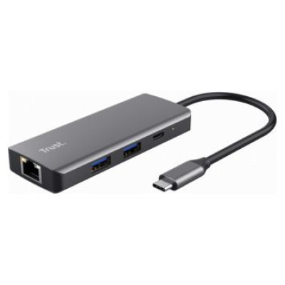 Trust Dokstacija Trust Dalyx 6-in-1 USB-C Multi-Port