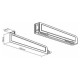 Gembird Universāls sienas stiprinājums Gembird Universal Heavy Duty Steel Wall Brackets 35 kg White