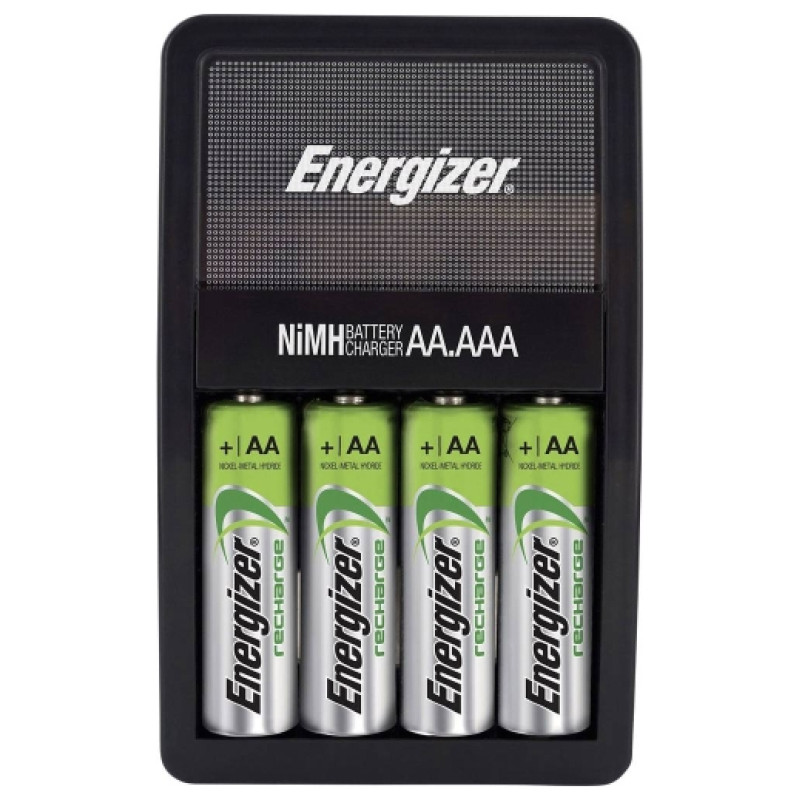 Energizer Maxi lādētājs AA/AAA ar 4 AA 2000mAh akumulatoriem