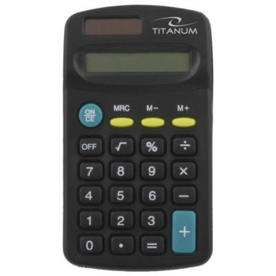 Titanum TCL101 Kalkulātors, 8 zīmju ekrāns