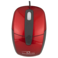 Titanum Titanium TM108R RED 1000DPI OPTISKĀ DATORPELE