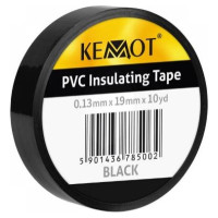 Kemot Rebel NAR0413 izolācijas lenta PVC melna 13mm x 19mm x 10m