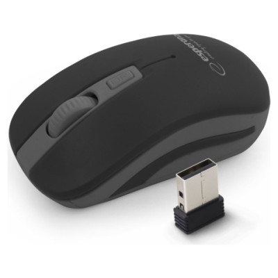 Esperanza EM126EK BLACK 1600DPI OPTISKĀ BEZVADU DATORPELE