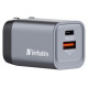Verbatim Lādētājs Verbatim Wall Charger 35W Grey