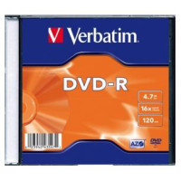 Verbatim Matricas DVD-R AZO Verbatim 4.7GB 16x, 20 Pack Slim