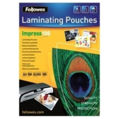 Fellowes Laminating Pouch 100 M A3 100 pcs