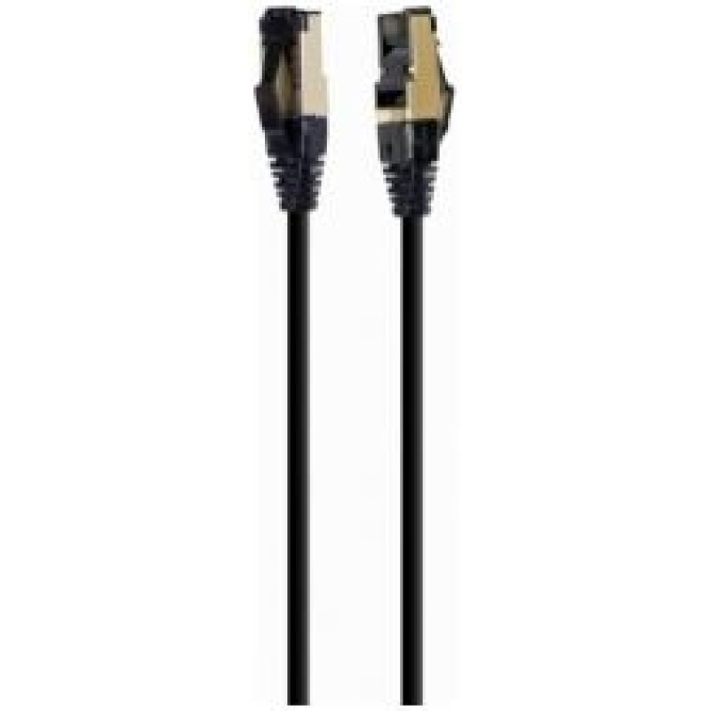Gembird Kabelis Gembird S/FTP Cat. 8 LSZH Patch Cord Black 2 m