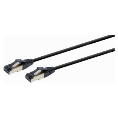 Gembird Kabelis Gembird S/FTP Cat. 8 LSZH Patch Cord Black 2 m