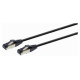 Gembird Kabelis Gembird S/FTP Cat. 8 LSZH Patch Cord Black 2 m