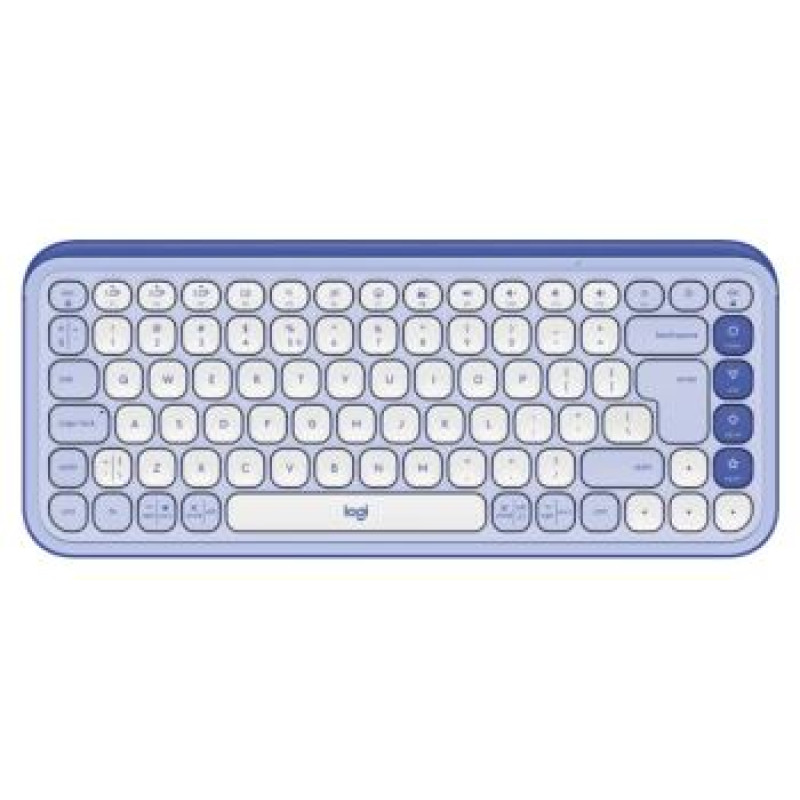Logitech Klaviatūra Logitech POP ICON KEYS OFF White Lilac US