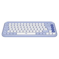 Logitech Klaviatūra Logitech POP ICON KEYS OFF White Lilac US