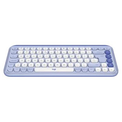 Logitech Klaviatūra Logitech POP ICON KEYS OFF White Lilac US