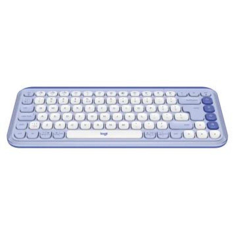 Logitech Klaviatūra Logitech POP ICON KEYS OFF White Lilac US